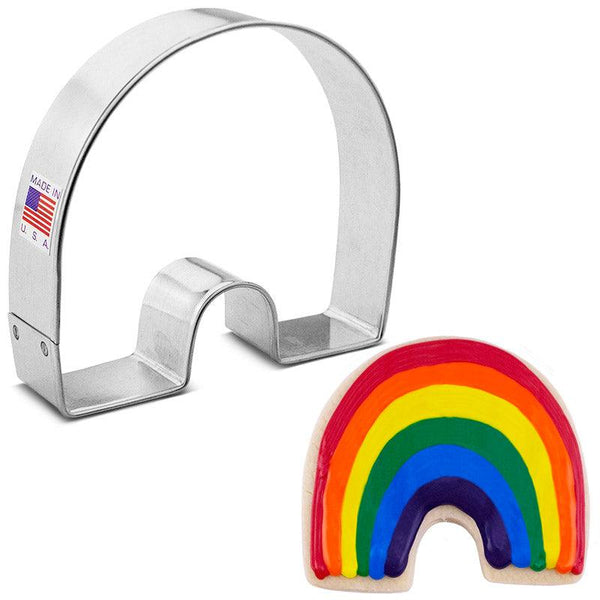 Cookie Cutter Simple Rainbow 4” - Sweet Life Cake Supply