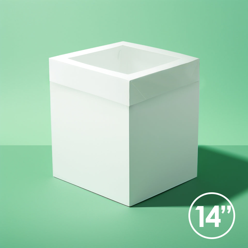 14" x 14" x 12" Tall Cake Box with Window