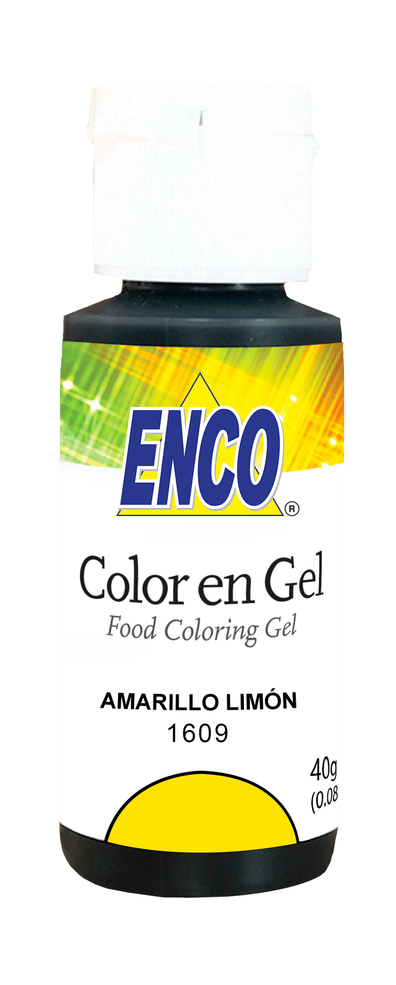 ENCO Lemon Yellow Gel Coloring 1.4oz