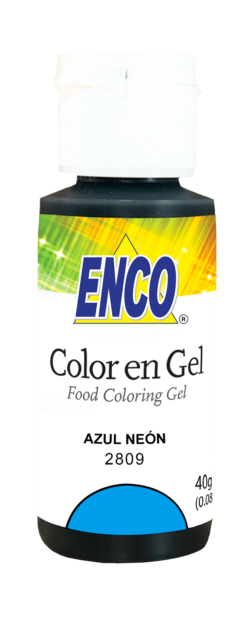 ENCO Neon Blue Gel Coloring 1.4oz