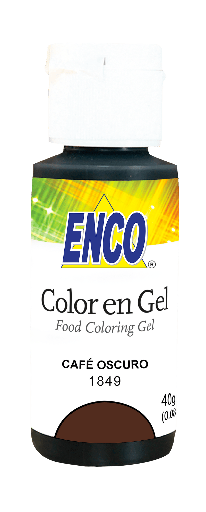 ENCO Dark Brown Gel Coloring 1.4oz