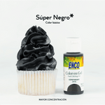 ENCO Super Black Gel Coloring 1.4oz