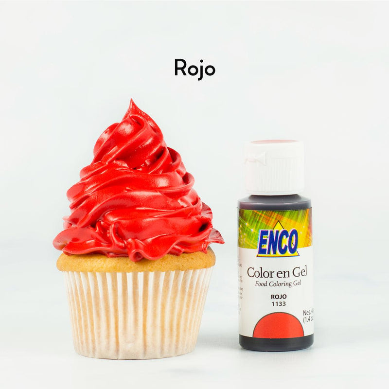 ENCO Red Gel Coloring 1.4oz