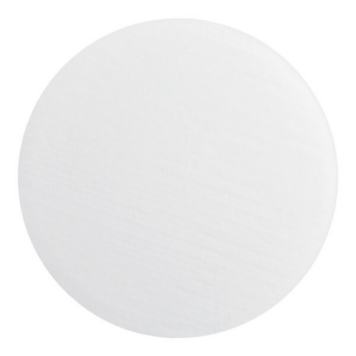 White round object on a white background