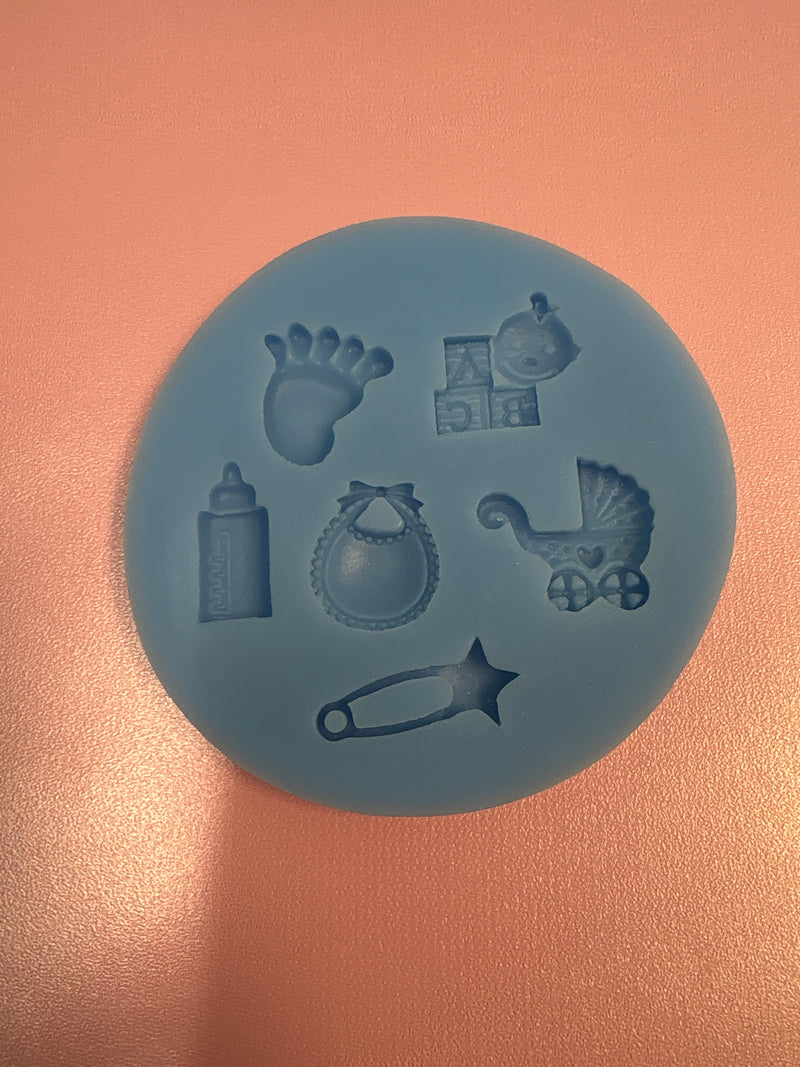 Silicone Mold Baby Assorted 6pcs