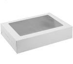 19"x 14"x 4" White Cake Box w/Window