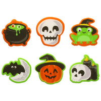 Spooky Halloween Sweet Décor® Edible Decorations 6pcs