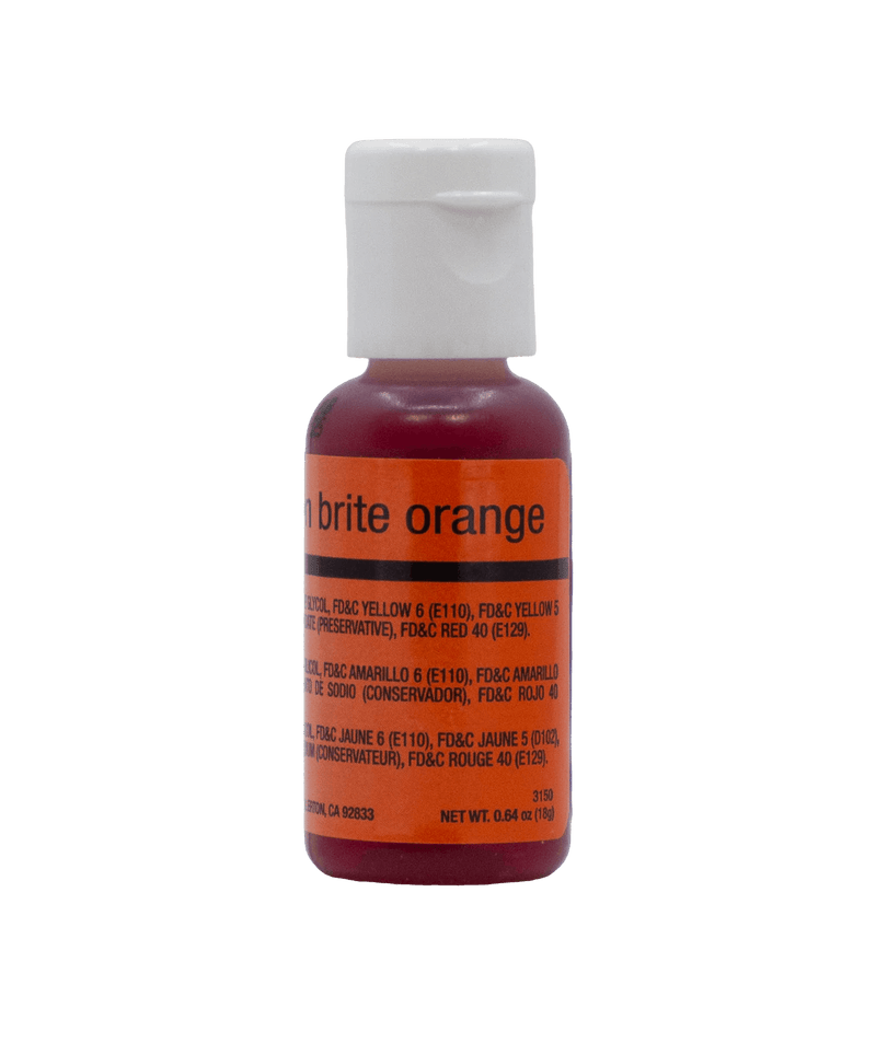 Chefmaster Neon Orange  Airbrush Color 0.64 oz.