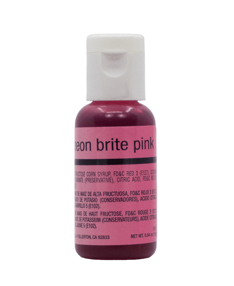 Chefmaster Neon Pink Airbrush Color 0.64 oz.