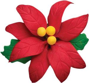 Gum Paste Flowers Poinsettia* - Sweet Life Cake Supply