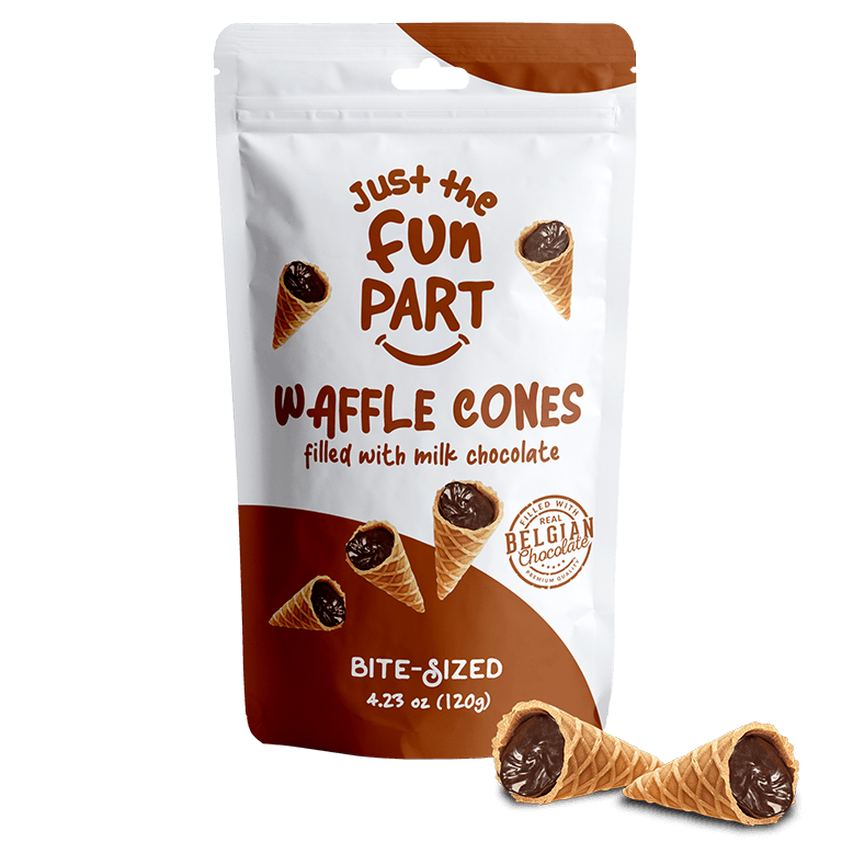 Just The Fun Part Cones Milk Chocolate