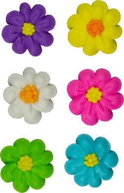 Daisies Mini Royal Icing Assortment Size: 1"  6 pcs