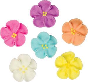 Royal Icing Toppers Wild Rose 4 PCS Wild Rose Asst.