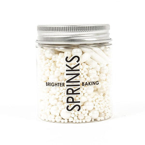 Sprinks Sprinkles Blends Bubble and Bounce Pearl White - Sweet Life Cake Supply