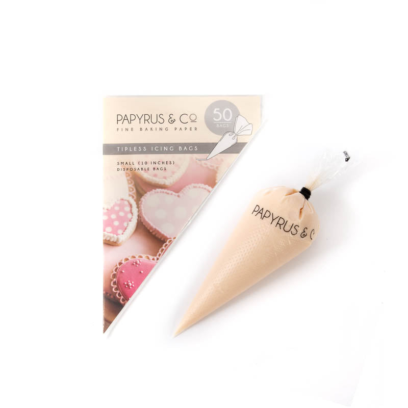 PAPYRUS Tipless Icing Bags - SMALL 10" (Pack of 50)