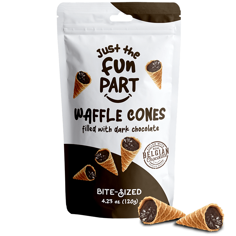 Just The Fun Part Cones Dark Chocolate