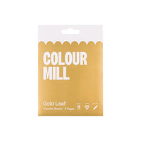 Colour Mill Gold Leaf Transfer Sheets (5 Pages) - Sweet Life Cake Supply
