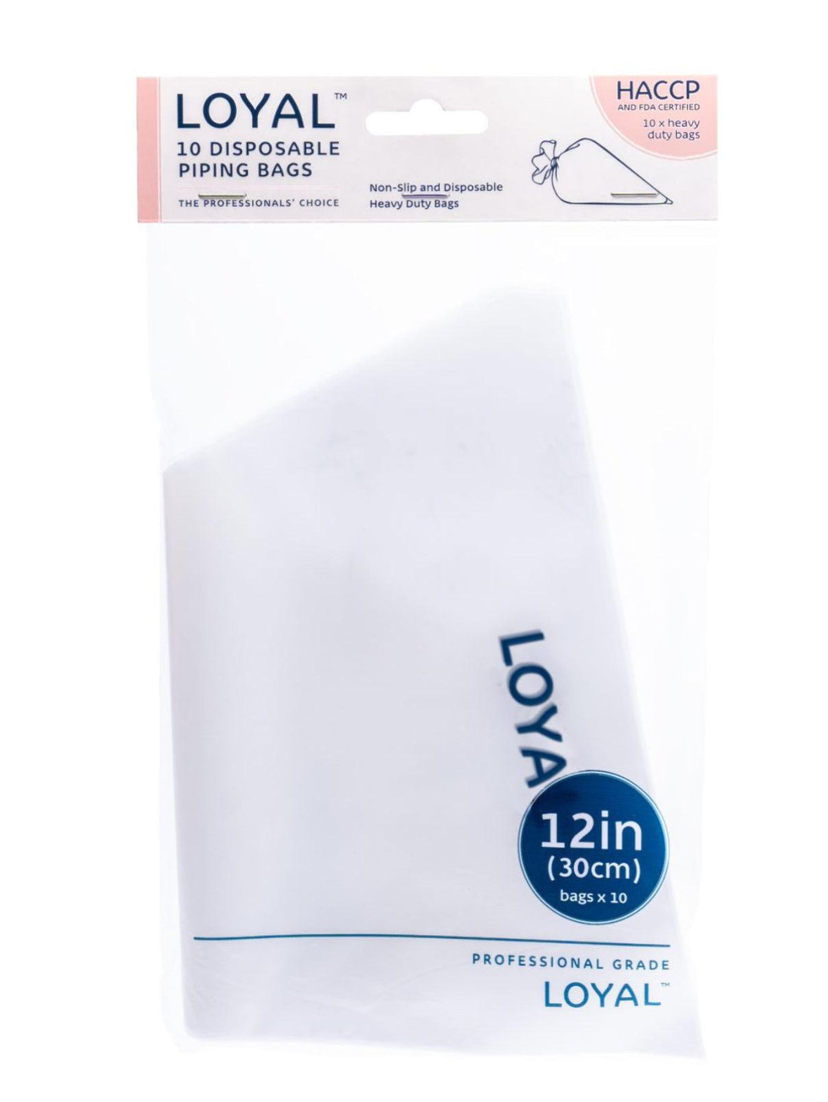 Loyal Cake Disposable Piping Bag 12" 10pcs - Sweet Life Cake Supply
