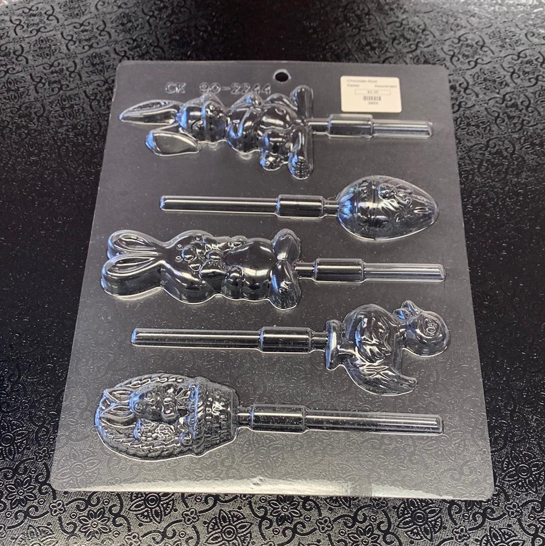 Chocolate Lollipop Mold Easter Assortment - Sweet Life Cake Supply