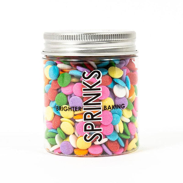 Sprinks BIG BRIGHT CONFETTI (60G) - Sweet Life Cake Supply