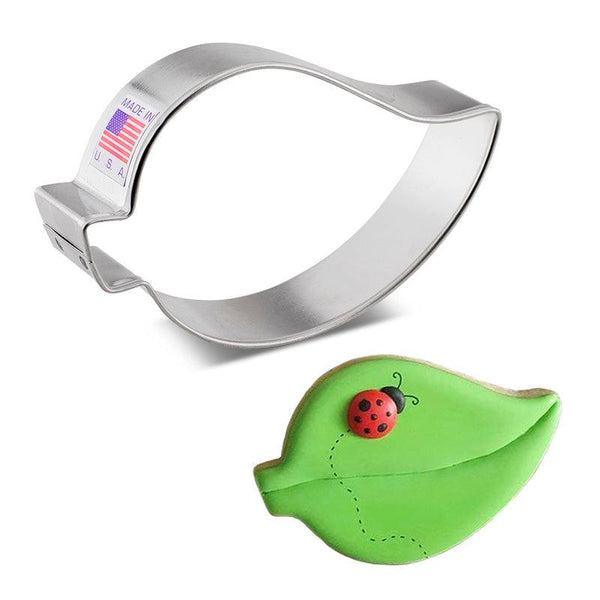 Cookie Cutter Tear Drop Leaf 3 3/4" - Sweet Life Cake Supply