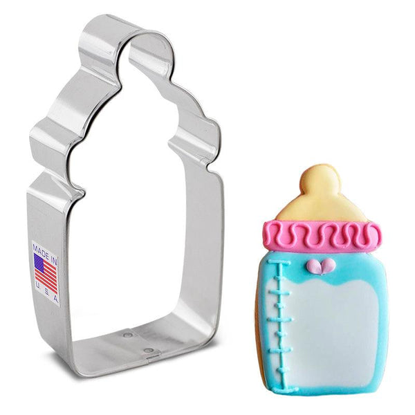 Cookie Cutter Baby Bottle 4 1/8”” - Sweet Life Cake Supply
