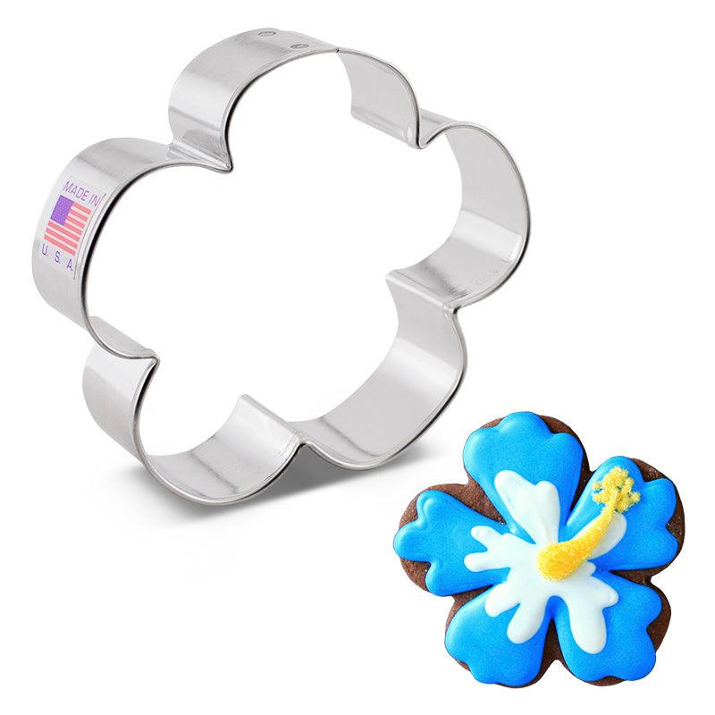 Cookie Cutter LilaLoa's Luau Flower 3 1/2" x 3 1/4" - Sweet Life Cake Supply