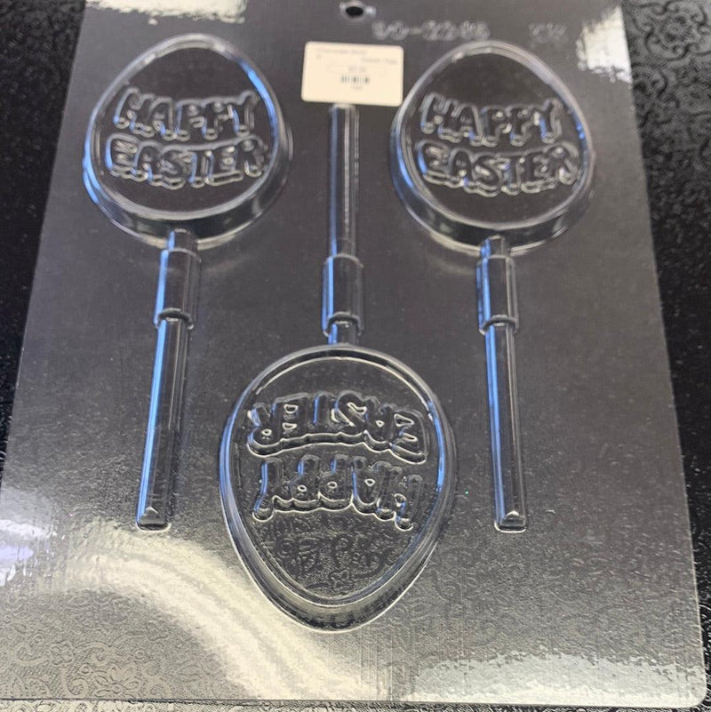 Chocolate Lollipop Mold Happy Easter