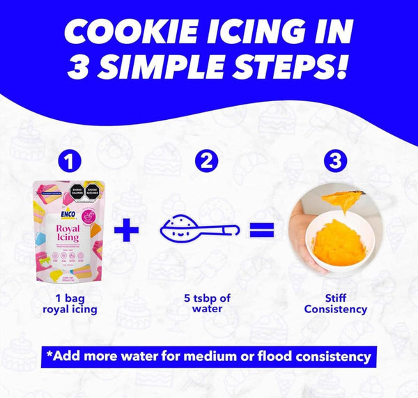 ENCO Royal Icing Mix 1lb - Sweet Life Cake Supply
