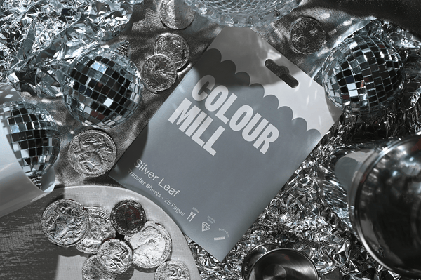 Colour Mill Silver Leaf Transfer Sheets (5 Pages) - Sweet Life Cake Supply