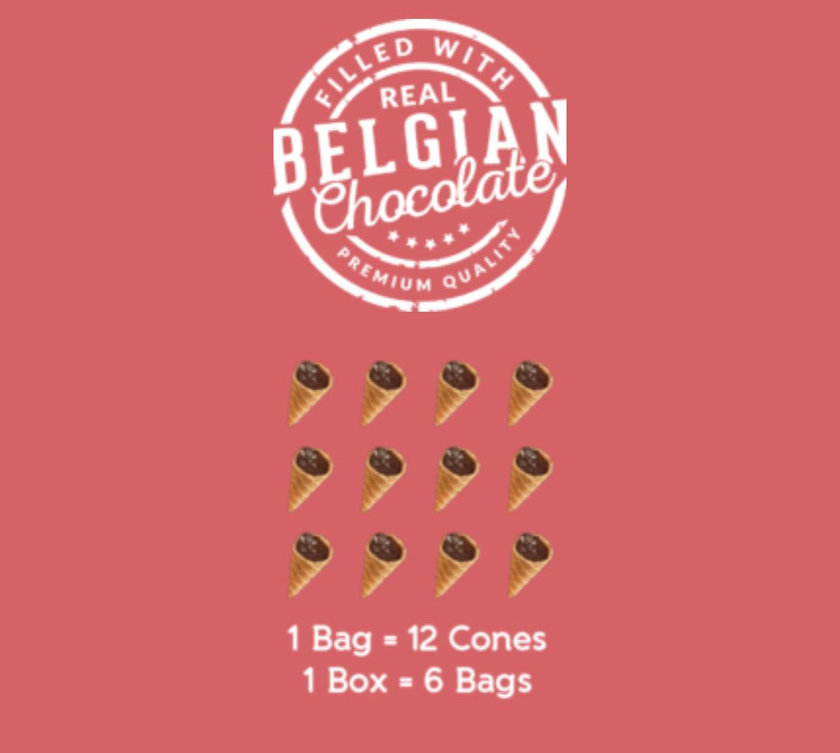 Just The Fun Part Cones S’mores - Sweet Life Cake Supply