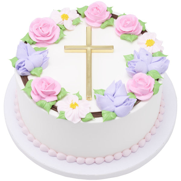 Gold Cross Layon 1pcs