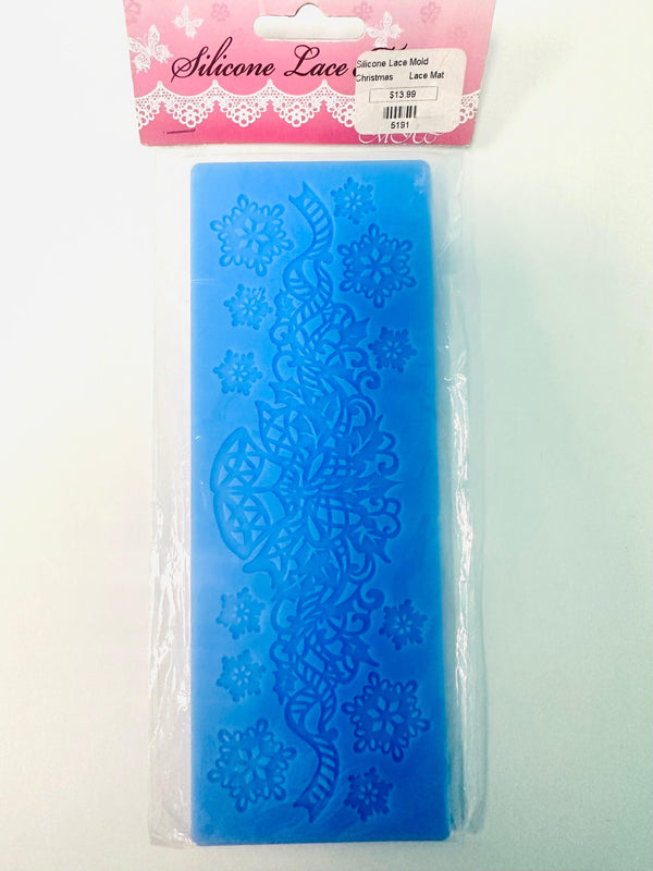 Silicone Lace Mat Christmas - Sweet Life Cake Supply