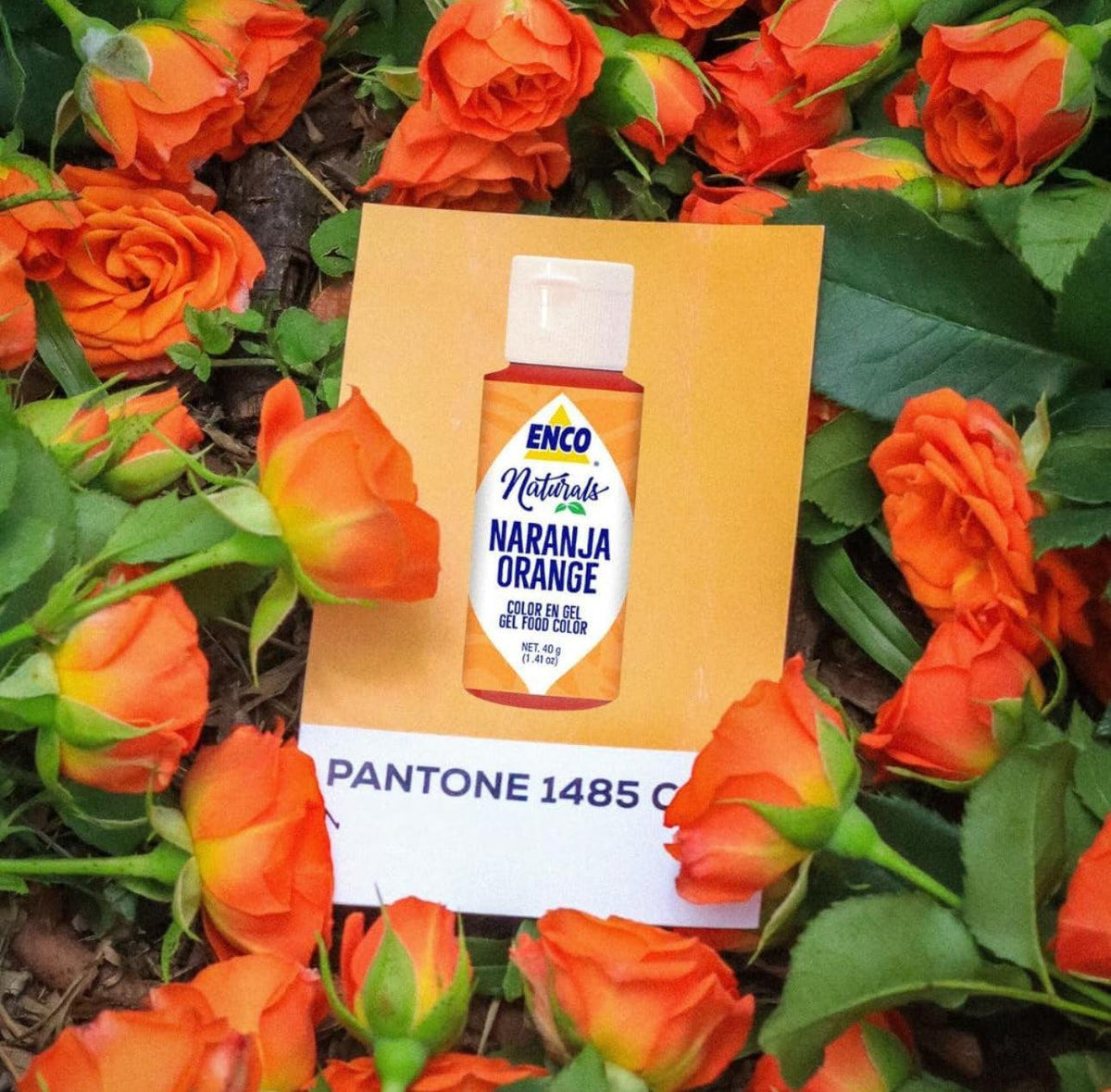 ENCO Naturals Orange Food Coloring Gel 1.4oz - Sweet Life Cake Supply