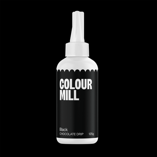 Colour Mill Chocolate Drip Black - Sweet Life Cake Supply