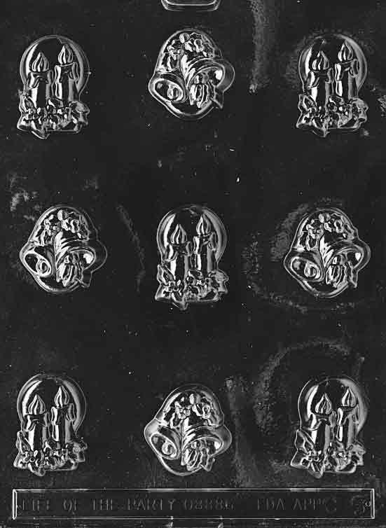 Chocolate Mold Christmas Candles & Bells