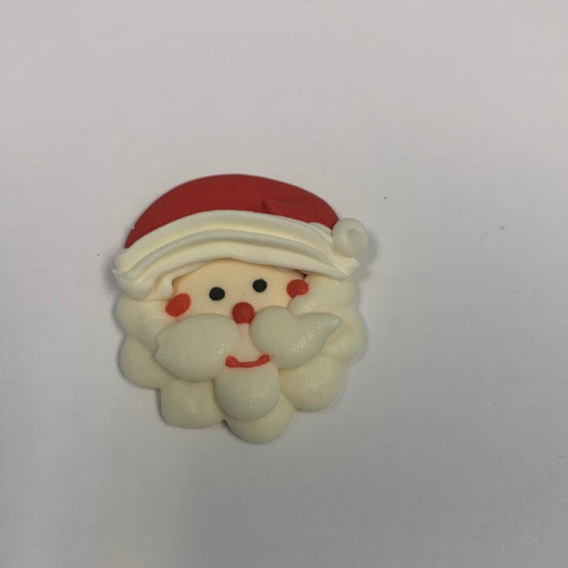 Royal Icing Large Santa Face 1pcs