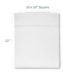 Loyal 10” x 10 x 12" White Window Box