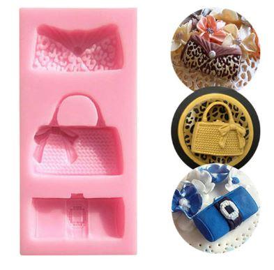 Silicone Mold Purse 3 Cavity* - Sweet Life Cake Supply