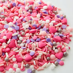 Wilton Purple and Pink Hearts Valentine's Day Sprinkle Mix, 4.08 oz.