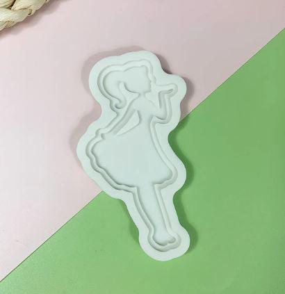 Silicone Mold Girl Silhouette*