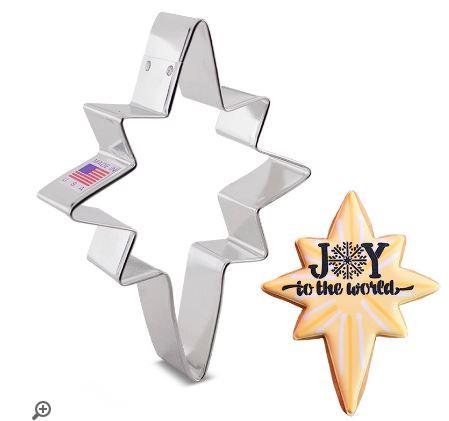 Cookie Cutter Bethlehem Star 4 3/4” - Sweet Life Cake Supply