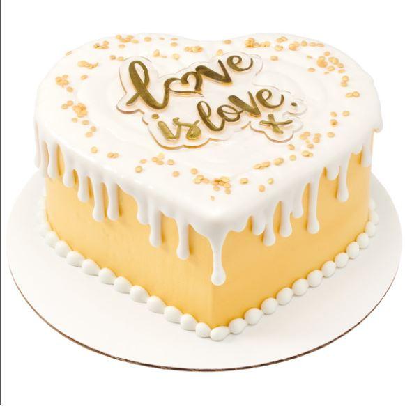Love is Love Acrylic Layon Topper - Sweet Life Cake Supply