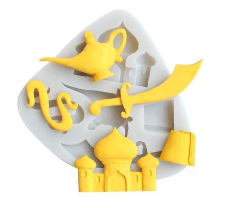 Silicone Mold Arabian Asst. 5 Cavity - Sweet Life Cake Supply