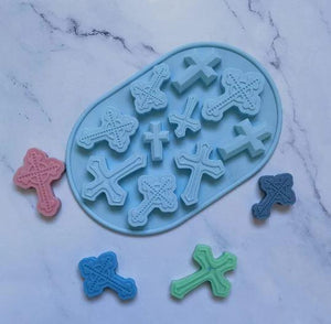 Silicone Mold Cross Assortment 10 Cavity - Sweet Life Cake Supply