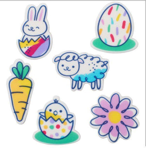 Doodle Bunny Sweet Décor® Edible Decorations 6 PCS - Sweet Life Cake Supply