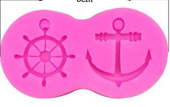 Silicone Mold Anchor and Wheel - Sweet Life Cake Supply
