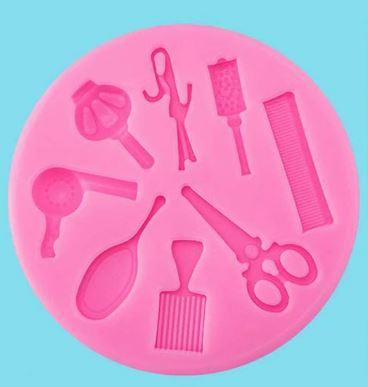 Silicone Mold Hair/Beauty Asst. 8pcs*