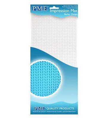IMPRESSION MAT - BARLEY DESIGN (150 X 305MM / 6 X 12”)* - Sweet Life Cake Supply