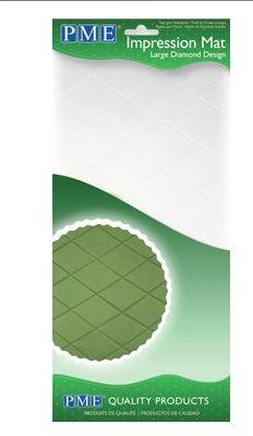 IMPRESSION MAT - LARGE DIAMOND DESIGN (150 X 305MM / 6 X 12”)* - Sweet Life Cake Supply